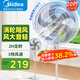 美的（Midea） 電風(fēng)扇落地扇家用輕音工業(yè)風(fēng)扇強(qiáng)力搖頭立式大風(fēng)力純銅牛角扇 FS45-23D(五葉送風(fēng)+三檔風(fēng)速)