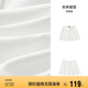 森馬（Semir）牛仔半身裙女涼感百褶裙2025夏辣妹A字高腰顯瘦短裙109325120007