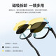 HUWEI智能藍(lán)牙眼鏡可換近視片防藍(lán)光磁吸眼鏡藍(lán)牙耳機(jī)二合一藍(lán)牙耳機(jī) 磁吸款【防藍(lán)光/墨鏡/夜間鏡片】
