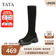 他她冬商場(chǎng)同款時(shí)尚簡(jiǎn)約時(shí)裝長(zhǎng)靴女7DK80DG4 黑色 36