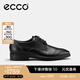 愛步（ECCO）正裝皮鞋男 25年英倫風(fēng)系帶皮鞋商務(wù)男鞋德比鞋 都市米蘭523314 黑色52331401001 42