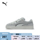 彪馬（PUMA）【面包鞋】馬卡龍復(fù)古厚底休閑板鞋新款女子SUEDE 401250 灰色-白色-01 37