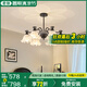 君御法式鈴蘭花客廳吊燈美式復(fù)古中古風(fēng)餐廳大廳主燈臥室高端中山燈具 臥室燈：6頭直徑65cm-三色LED