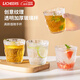 領(lǐng)臣（LINGCHEN）冰川紋玻璃杯雞尾酒咖啡可樂(lè )飲料杯子家用高級網(wǎng)紅ins風(fēng)水杯套裝