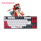 阿米洛（Varmilo） 中國娘花旦娘系列 機械鍵盤 辦公鍵盤 游戲鍵盤 鍵盤機械 VPE花旦-87鍵-三模熱插拔 cherry靜音紅軸