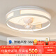 摩燈會臥室吸頂燈現(xiàn)代簡約2025年新款全光譜護(hù)眼主臥房間書房燈流行燈具 【風(fēng)扇燈】吸頂款-圓50cm-三色變光