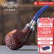 沙芬（SAVINELLI）手工煙斗石楠木P385優(yōu)雅龍頭雙斗環(huán)過(guò)濾煙嘴進(jìn)口煙斗男士禮物 【320斗型 大號(hào) 蘋(píng)果式 直斗】