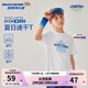 Skechers斯凱奇速干兒童夏季透氣短袖T恤舒適運(yùn)動(dòng)上衣P225K085