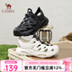 駱駝（CAMEL）情侶款戶外溯溪鞋2025夏季新款包頭沙灘鞋男女涼鞋洞洞鞋送七夕 L25M162001女款 米色 38