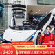 Geleeo兒童電動(dòng)車蘭博基尼玩具車四驅(qū)汽車遙控可坐大人寶寶1-3-6歲禮物 【白色】小型四驅(qū)+皮座+手機(jī)遙控 生日【官方正品授權(quán)】