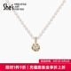 She's茜子時(shí)尚優(yōu)雅工藝珍珠短款項(xiàng)鏈頸鏈輕奢高級(jí)感鎖骨鏈生日禮物女 項(xiàng)鏈4mmSPP8719257