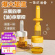杰凱諾油壺油刷油壺廚房硅膠油刷壺一體瓶油刷子烙餅刷燒烤刷工具 黃色