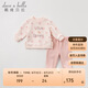 戴維貝拉（DAVE＆BELLA）女童衛衣套裝兒童衣服洋氣童裝小童女寶寶春季兩件套休閑