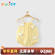 優(yōu)奇嬰兒衣服女寶寶夏季超薄無(wú)袖吊帶包屁衣女童夏天薄款背心哈衣爬服