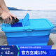 臻佑（Grsaed）多功能釣魚(yú)桶可折疊便攜加厚洗車(chē)桶大容量活魚(yú)桶戶(hù)外水桶藍色20L