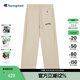 Champion冠軍衛褲男2024秋季新款常春藤系列美式學(xué)院風(fēng)長(cháng)褲直筒褲 淺卡其色 XL