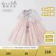 戴維貝拉（DAVE＆BELLA）童裝女童連衣裙國風(fēng)漢服裙子中大童公主裙寶寶網(wǎng)紗裙夏裝童裙 淺紫色【現貨】 110 cm（建議身高100-110cm）