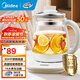 美的（Midea）【國家補貼】養(yǎng)生壺不銹鋼材質 辦公室燒水壺1.5L大容量電水壺 智能預約恒溫煮茶壺 可煮小米 1.5L 【304食品級不銹鋼】YS15P202