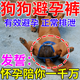 狗狗避孕褲母狗防交配神器狗發(fā)情褲防交配褲生理褲可排泄褲防騷擾 黑色 S-小型（腰圍24-32cm）