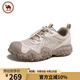 駱駝牌 女鞋戶(hù)外徒步鞋丑萌鞋休閑運動(dòng)鞋 P24A245634 杏色 37