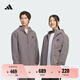 adidas休閑連帽夾克外套男女新款阿迪達(dá)斯官方輕運(yùn)動(dòng) 木炭灰   2XL