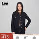 Lee商場(chǎng)同款舒適短身款清水洗女長(cháng)袖牛仔夾克外套潮LWT008297205 清水洗 S