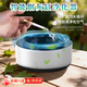 轉蹊自吸式煙灰缸凈煙器防飛灰自動(dòng)滅煙家用智能煙灰缸創(chuàng  )意科技感 智能煙灰缸白色 7.5*13.2*13.2cm