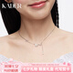 卡蒂羅流蘇蝴蝶925項(xiàng)鏈女鎖骨鏈吊墜飾品禮物送女友 【925銀】蝶夢項(xiàng)鏈