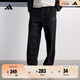 adidas經(jīng)典休閑運動(dòng)褲男裝夏季阿迪達斯官方輕運動(dòng) 黑色   XL