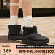 斯凱奇（SKECHERS）面包靴冬靴女鞋百搭雪地靴保暖軟底靴子厚底防滑中筒靴114754