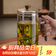 格娜斯高硼硅大容量玻璃杯1000ml大號(hào)泡茶杯個(gè)人專用辦公室男士喝水杯子