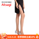 厚木Atsugi絲襪3雙裝天鵝絨日系素肌感春秋薄款連褲襪子打底襪女黑絲 378柔光膚色M-L(身高150-165） 3雙