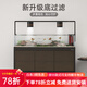 森森（SUNSUN）2025新品魚(yú)缸水族箱溪流缸底過(guò)濾超白玻璃南美原生缸生態(tài)魚(yú)缸 升級款經(jīng)典黑(帶顯示屏，爆藻燈) 靠墻款長(cháng)119*寬48*缸高40/柜高85cm