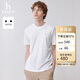 哈吉斯（HAZZYS）男裝 親膚休閑通勤舒適短袖T恤ASTZE0BBX51 米黃色OW 180/100A50