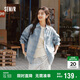 森馬（Semir）森柔牛仔|商場同款牛仔襯衫女oversize春季2025襯衣103125105002