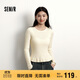 森馬（Semir）森柔|針織衫女冬季花邊刺繡緊身2025少女感套頭毛衫109725107007