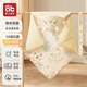 愛(ài)貝迪拉包被新生兒嬰兒襁褓抱被春秋產(chǎn)房待產(chǎn)包初生純棉厚款包單寶寶秋冬 恒溫豆豆絨【5-15℃適用】秋冬加厚夾棉【陽(yáng)光花園】 90*90cm