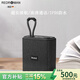 瑞德羅曼德國(guó)品牌新款防水無(wú)線藍(lán)牙音箱布藝便攜帶小音響立體音低音小鋼炮插卡音箱國(guó)補(bǔ) 玄黑色【TWS互聯(lián)+TF卡播放】