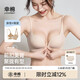 幸棉（LUCKMEEY）聚攏前扣內(nèi)衣小胸聚攏薄款性感美背無痕文胸罩女 膚色 M