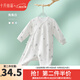 十月結(jié)晶嬰兒衣服初生寶寶連體衣新生兒哈衣和尚服 奇幻森林款-兔兔白 A類(lèi)品質(zhì) 四季 59cm 【0-3個(gè)月】