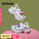 crocs卡駱馳檀健次同款小鯨魚洞洞鞋|206302 白色-100  37 /38(240mm)
