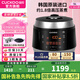 福庫(kù)（CUCKOO）【國(guó)補(bǔ)】電飯煲韓國(guó)原裝進(jìn)口真高壓麥飯石型內(nèi)膽三維立體加熱多功能家用智能預(yù)約電飯鍋電燉鍋0690 CRP-Q1050FS黑色（2-10人） 5L
