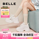 百麗（Belle）小海浪老爹鞋女商場(chǎng)款厚底休閑運(yùn)動(dòng)鞋D2W1DAM5預(yù)售 米色 35 (225mm)