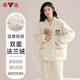雅鹿珊瑚絨女睡衣加絨加厚冬季女2025新款保暖法蘭絨家居服套裝 NSKYC-小熊蛋糕16012 【加倍厚，更暖和】 L 【建議體重100-120斤】