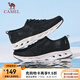 駱駝（CAMEL）洞洞鞋男網(wǎng)面透氣防滑休閑鞋速干透網(wǎng)洞洞懶人鞋女 A112608125，黑色，男 43
