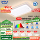 歐普（OPPLE）護眼全光譜吸頂燈客廳燈LED滿(mǎn)天星高亮線(xiàn)條簡(jiǎn)約奶油風(fēng)包安裝套餐1