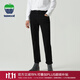 texwood蘋(píng)果牌男士牛仔褲秋冬款黑色高檔修身長(cháng)褲高彈舒適商務(wù)休閑直筒褲 黑色 31 碼 腰圍82.5cm/2.5尺