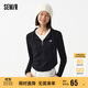 森馬永久聯(lián)名長(cháng)袖T恤女短款緊身春季連帽101124101006