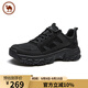 駱駝牌 透氣網(wǎng)面休閑鞋女厚底運動(dòng)鞋男P15M342015 夜黑色 41