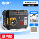 英力健電動(dòng)車(chē)后備箱雅迪愛(ài)瑪臺鈴九號小刀大容量外賣(mài)箱電瓶車(chē)摩托車(chē)尾箱 47L機械鎖+貼紙（走遍中國）